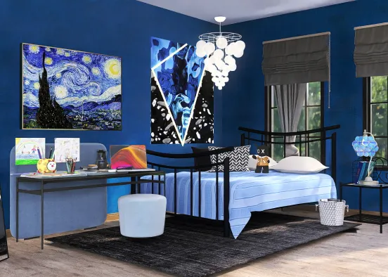 Lisa's New Room  Design Rendering