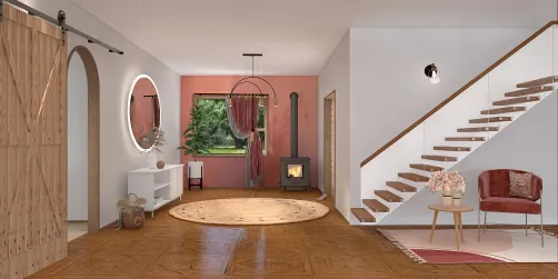 Pink Corner Room