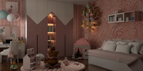 Baby pink room
