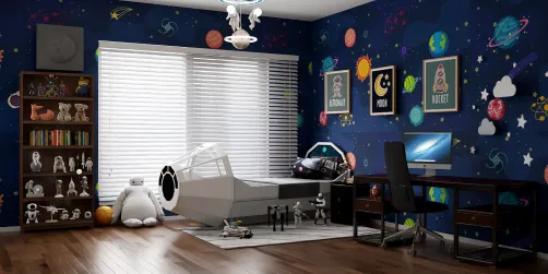 Boys space bedroom