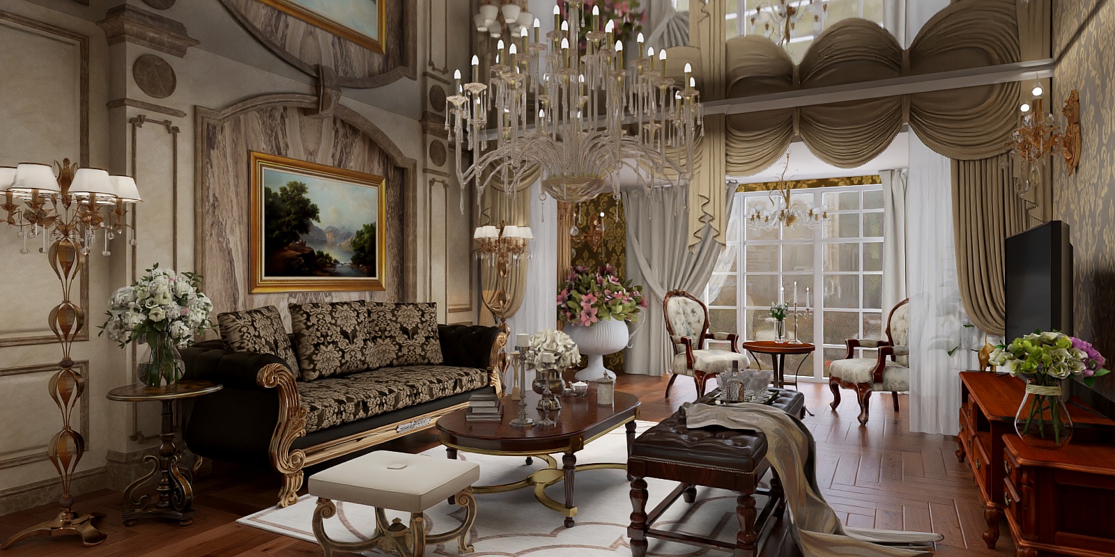 Baroque living room app