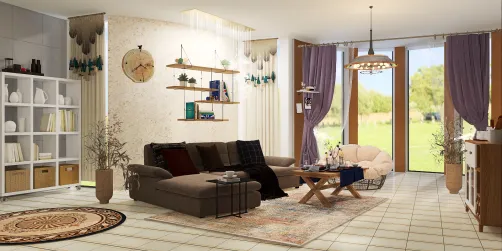 صالة معيشة 
living room 