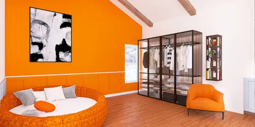 orange bedroom ( rainbow bedrooms part 3 )