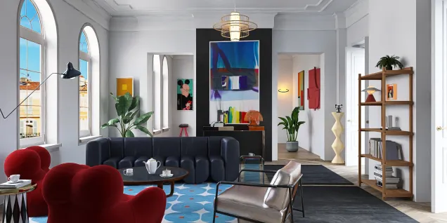 Art Collector's Light-Filled Apartment