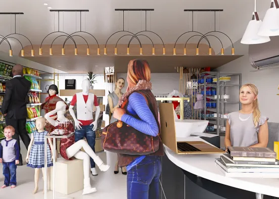 # 24*7All in All mall Renderização de Design