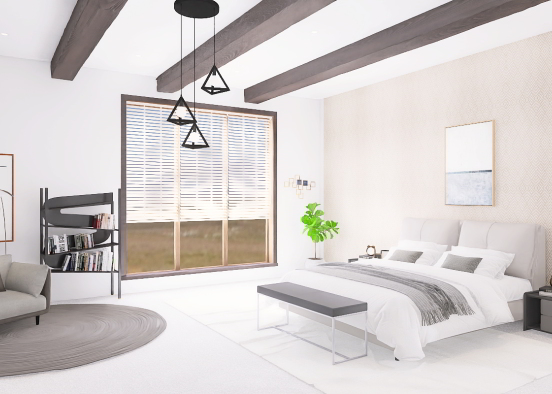 Window view room  Design Rendering