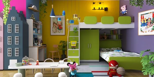 home study area/kids bedroom 