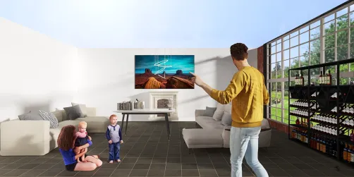 Sala para família 