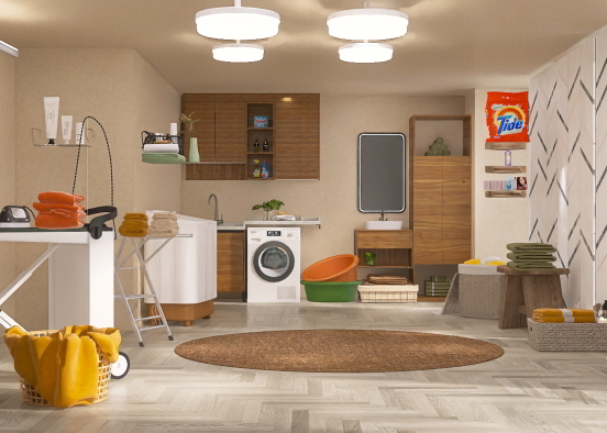 My laundry room, I hope you like it 🫣 Design Rendering