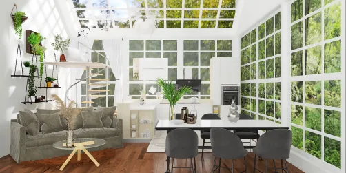 Living room&kitchen