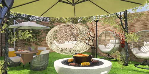 vakantiehuis tuin