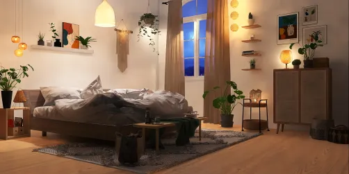 Boho student bedroom 🌿