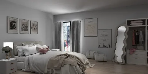 NYC apartment bedroom
