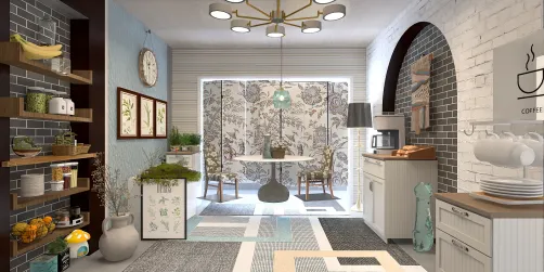 Boho kitchen 