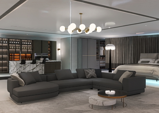 Hotel room 🖤 Design Rendering