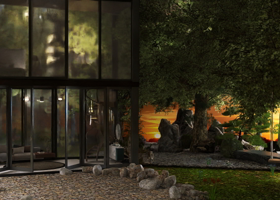 The glass house Design Rendering