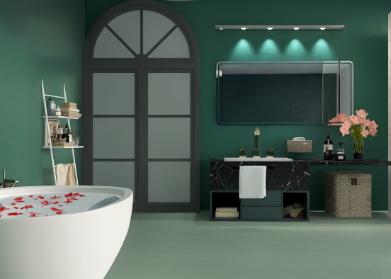 I love this green room Design Rendering