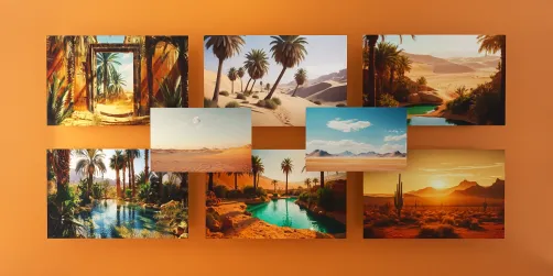 Desert murals sharing 