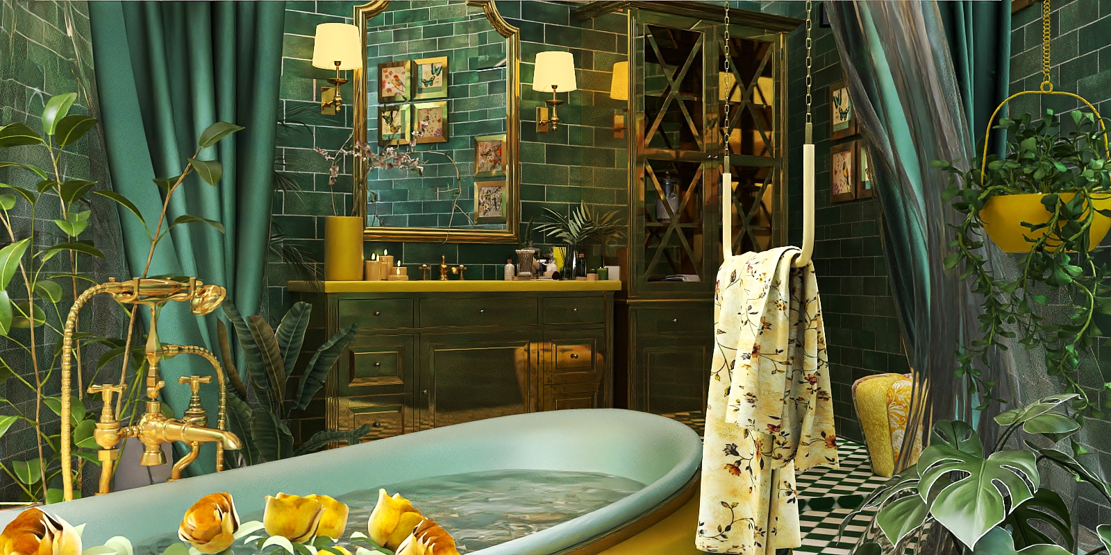 [For dear Deborah!💚💛]