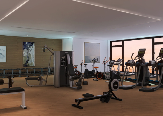 The Gym ( part 2 )  Design Rendering