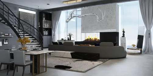 Sala de estar moderna
