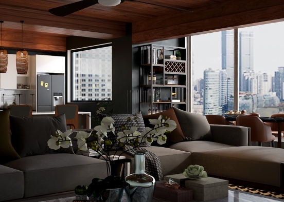 Penthouse high-rise Design Rendering