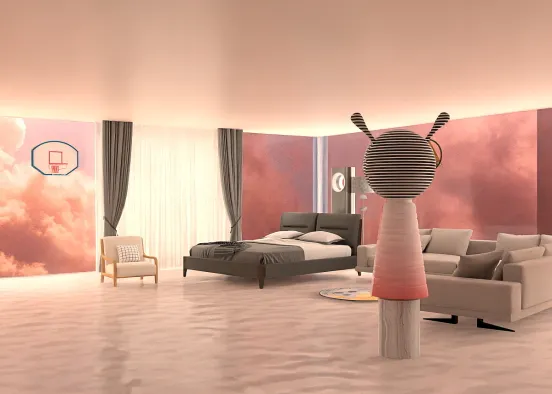 relaxing room (please follow)
 Design Rendering