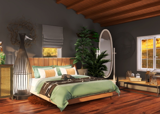 Cottage core room 🍄🍂🌿 Design Rendering