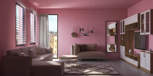 pink wall room