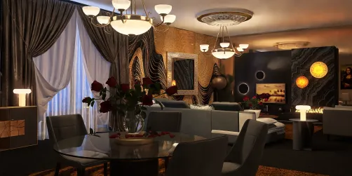 Moody Hollywood Glam 
