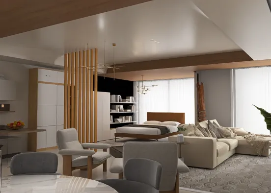 # Small studio vibes  Renderização de Design