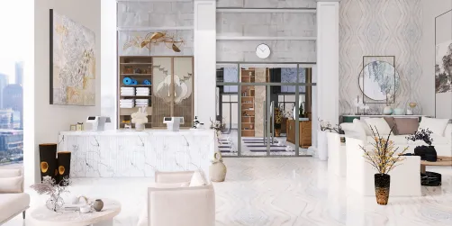Luxury yoga studio