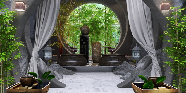 Inspired by Chinese hot springs 🧖‍♀️