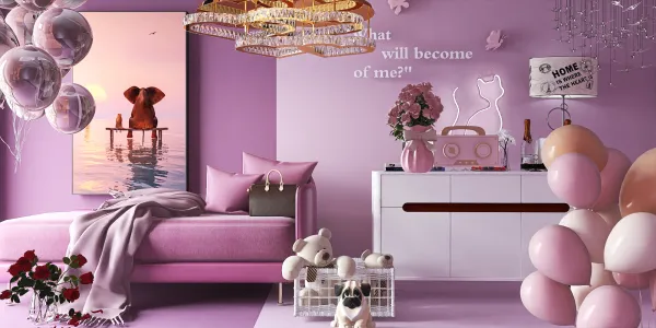 Professional interior design created with Homestyler 3D design software