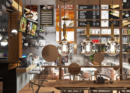 Welcome to my Coffee House ☕️ Design Rendering