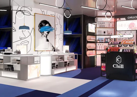 # Skin care store  Renderização de Design