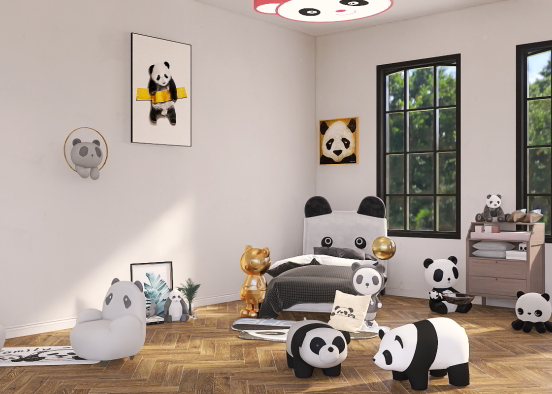 I love Panda contest Design Rendering