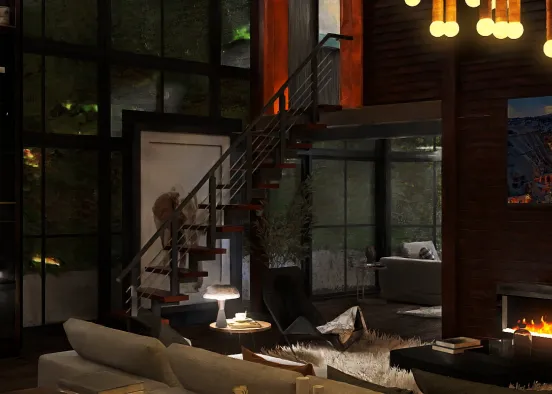 # Luz indireta Renderização de Design