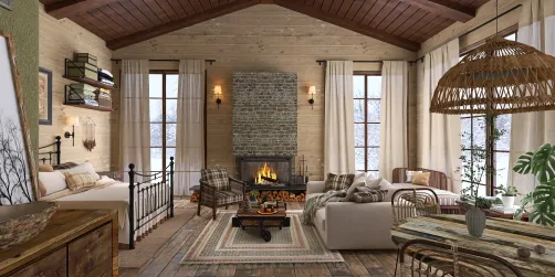 Winter Cabin 