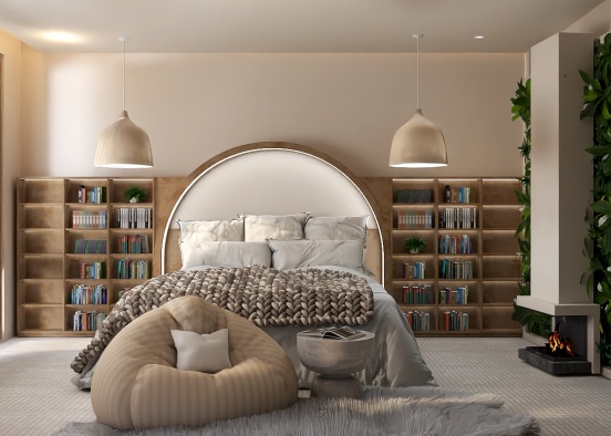 Books and more Design Rendering