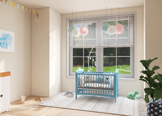 Baby boy room! Design Rendering