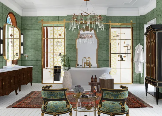 The bathroom you’ll never want to leave Design Rendering