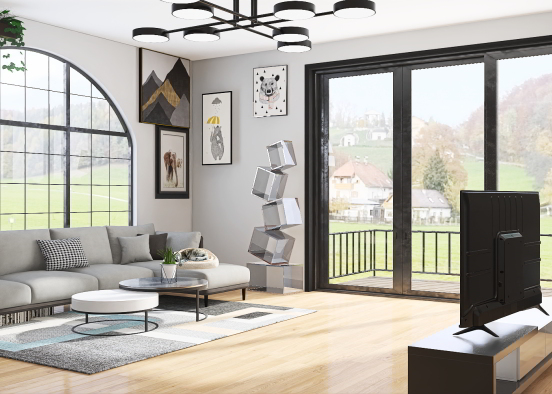 Best Living room Design Rendering