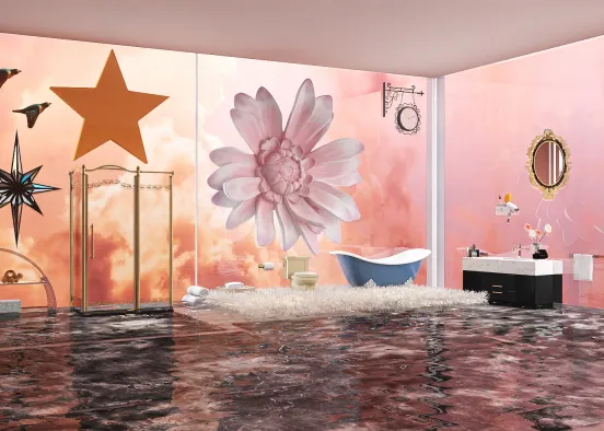 The weird bathroom 🚽  Design Rendering