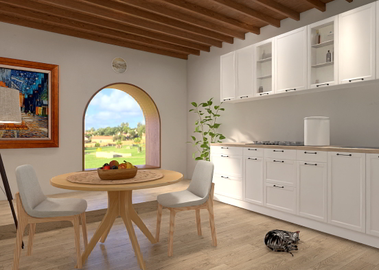 kitchen for two Design Rendering