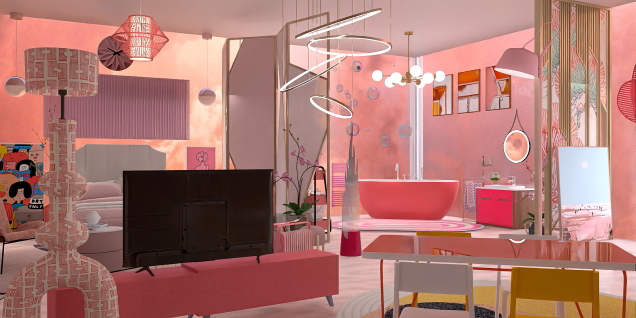 too much pink 