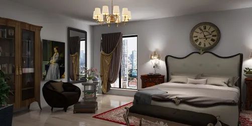 Valerie Room 2 Traditional Bedroom/Nook