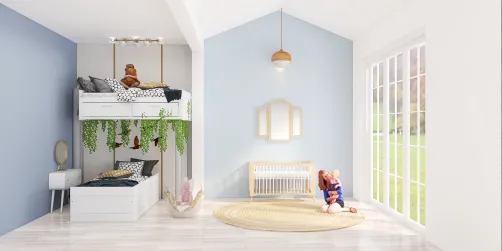 3 kid bedroom!!