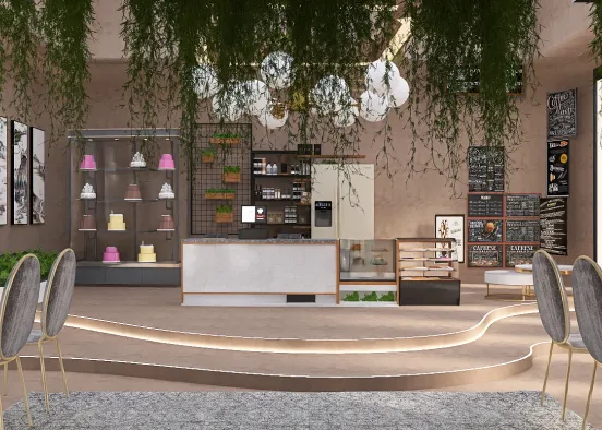 # Café🌳🌿☕️🥮 Renderização de Design