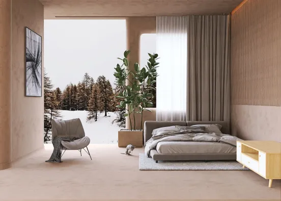winter room Design Rendering